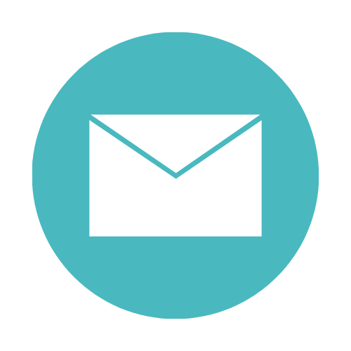 logo mail bleu